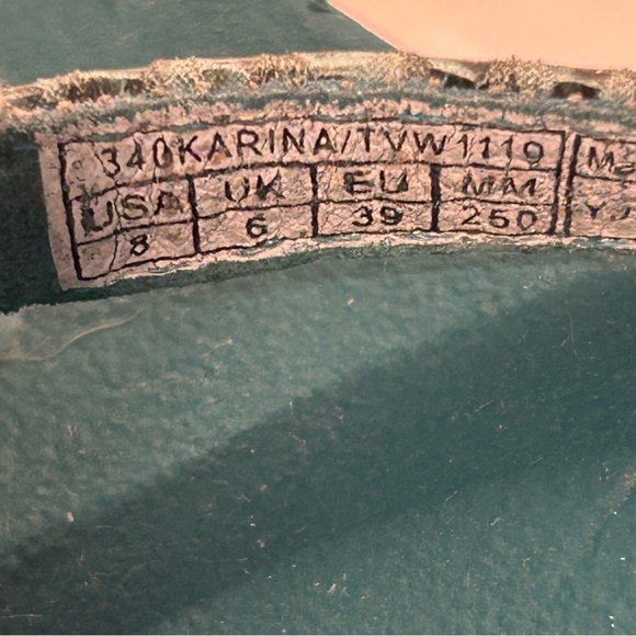 Vionic Women’s Karina Orthaheel Arch Support Teal Sandals Sz 8, Snake Strap - Picture 7 of 7